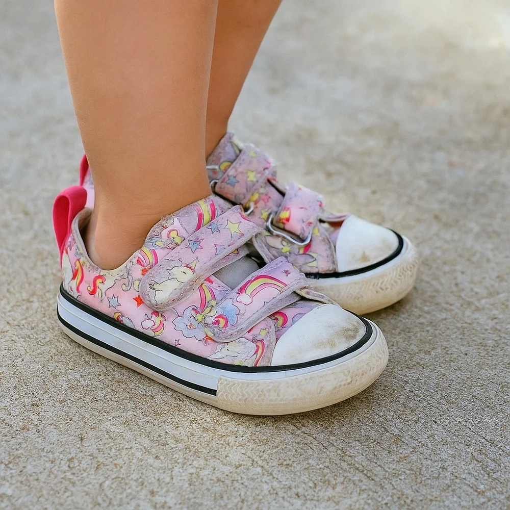 Converse All Star “Neon Unicorn” Toddler Sneakers Size‎ 5C